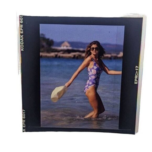 Kathy Ireland Photo Slide Swimsuit Model‎ Catalog Production Picture (G8) - Picture 1 of 1